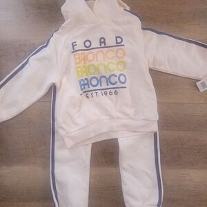 Ford Bronco Pastel Hoodie and Pants Set